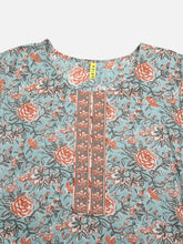 Women Cotton Printed Floral Kurta Palazzos